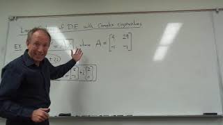 Linear Systems of DE with Complex Eigenvalues [upl. by Anaej]