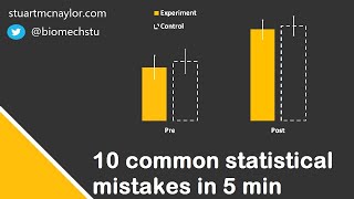 Ten Statistical Mistakes in 5 Min [upl. by Toomay]