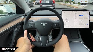 My First Tesla Experience 2021 Model 3 Long Range First Impressions and Drive [upl. by Kristin]