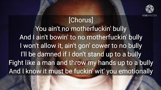 Eminem  Bully Lyrics [upl. by Sirovaj]