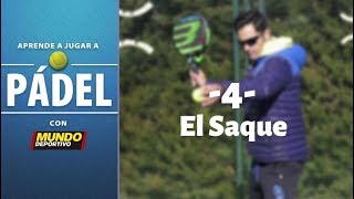 Aprende a jugar a Pádel con MD El Saque [upl. by Annaili]