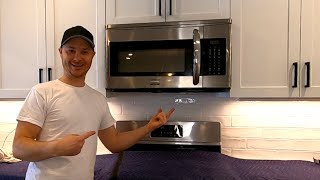 Installing an Over the Range Microwave Hood [upl. by Trubow84]