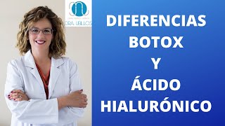 DIFERENCIAS ENTRE BOTOX Y ÁCIDO HIALURÓNICO [upl. by Hilten670]