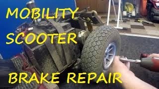 Mobility Scooter Electric Brake Fault finding amp Repair Part 1 [upl. by Aterg]