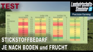 LS22 Test  Precision Farming  Dünger und Kalkbedarf je nach Bodenart und Fruchtsorte [upl. by Cerallua]