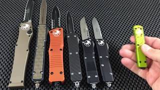 Microtech OTF Automatic Switchblade Knives Lineup [upl. by Nesyt242]