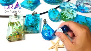 Beginners  Easy making Epoxy Resin jewelry  RESIN ART [upl. by Mcquillin]