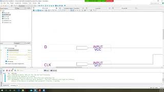 Flip Flop Functional Simulation Quartus Prime [upl. by Bernj]