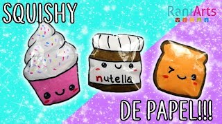 Haz SQUISHIES de PAPEL Super fáciles [upl. by Kirit]