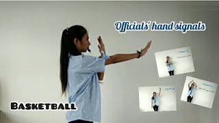 Basketball Officials Hand Signals How To Officiate Basketball [upl. by Eduardo513]