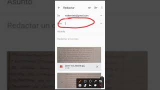 Cómo enviar archivos adjuntos por correo electrónico Gmail desde el celular [upl. by Ulrica392]