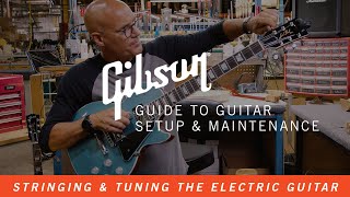 How To Change Guitar Strings amp Tune Your Electric Guitar [upl. by Noremmac86]