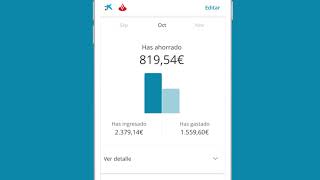 App CaixaBank Ten un control total de tus ingresos y gastos [upl. by Ellinnet]