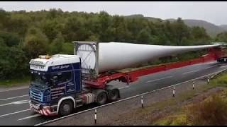 Vestas Wind Turbine Blade transportation [upl. by Tabber]