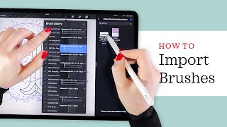 How to Install Brushes amp Files in Procreate  Easy Steps [upl. by Mccutcheon99]