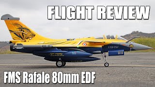 FMS Rafale 80mm EDF PNP Assembly amp Flight Review  The RC Geek [upl. by Creighton]