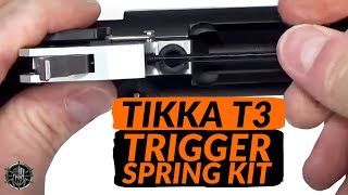 Tikka T3 Trigger Spring Replacement amp Adjustment Upgrade Kit by MCARBO [upl. by Zoe]