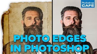 MAKE High Impact PHOTO EDGES in Photoshop  2 methods [upl. by Poulter777]