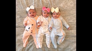 A day in the life with triplets Vlog [upl. by Aime389]