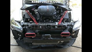 Kia Stinger GT  Snorkel Air Scoop Install [upl. by Atteselrahc]