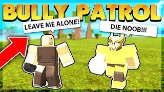 Hunting Down Bullies with God Armor Roblox Booga Booga [upl. by Arvy]