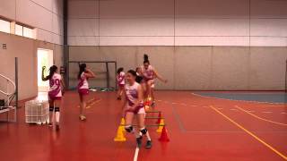 Entrenamiento Voleibol Infantil Fem [upl. by Ahsenrat]