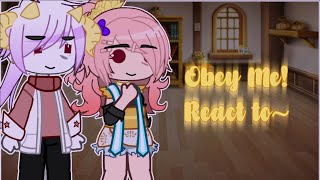 Obey Me react to Replaced Mc AU [upl. by Annairda]