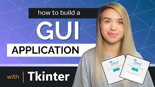 Create a GUI app with Tkinter  Step by Step Tutorial [upl. by Kinson]