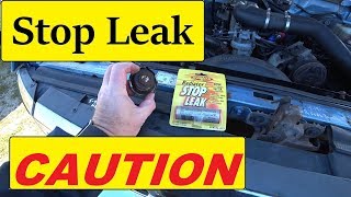 Radiator Stop Leak CAUTION use ⚠ [upl. by Iams]