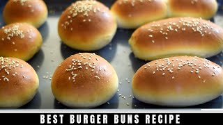 Hamburger Bun RecipeBest Burger Bun Recipe [upl. by Ainoz]