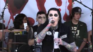 Motionless in White  Abigail Live  Warped Tour 2014 [upl. by Ayaj301]