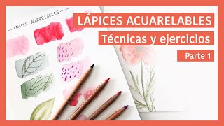 Como usar lápices acuarelables 😍 Parte 1 [upl. by Aketal391]