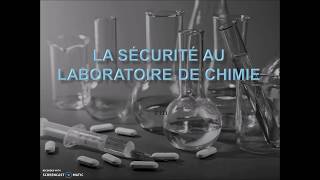 Sécurité au laboratoire [upl. by Gulgee]