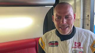 Jacques Villeneuve  Post Race Interview NASCAR GP ITALY [upl. by Illene446]