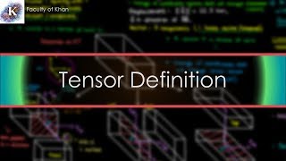 Introduction to Tensors Transformation Rules [upl. by O'Dell]