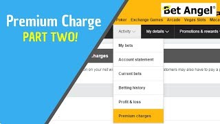 Betfair betting exchange  Betfair premium charge explained  Part two [upl. by Ahsuat]