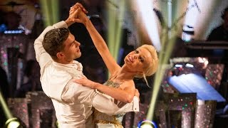 Helen George and Aljaz Skorjanec Viennese Waltz to At Last  Strictly Come Dancing 2015 [upl. by Aicemaj]