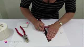 How to use a microwave kiln  Dichroic glass on Clear Ring [upl. by Cotsen]