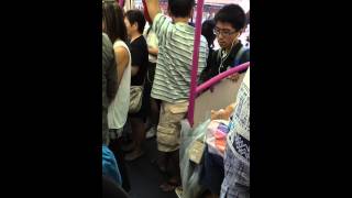 SBS bus quarrel because of touch incident [upl. by Drofnil]