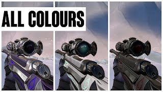 REAVER OPERATOR SKIN SHOWCASE ALL COLOURS  VALORANT REAVER SKINS [upl. by Ongineb]