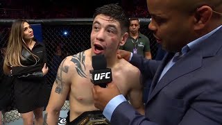 Brandon Moreno Octagon Interview  UFC 283 [upl. by Ger843]