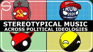 Stereotypical Music across Political Ideologies  Political Compass [upl. by Errecart290]