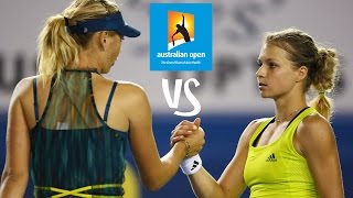 Kirilenko vs Sharapova  2010 Australian Open Highlights [upl. by Eicats]