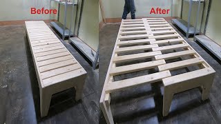 DIY Space Saving Sofa Bed  Design Ideas Woodworking Project Smart Furniture [upl. by Leary]