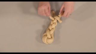 How To Make a TwoBraided Challah  Challah Workshop Part 3 [upl. by Eetsud]