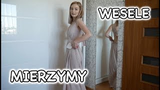 MIERZYMY  sukienki na wesele  PAULINA 👗 [upl. by Aronas]