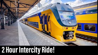 Train Cab Ride NL  Roosendaal  Leiden  Amsterdam  VIRM Intercity  June 2019 [upl. by Finkelstein]