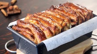 Pull Apart Cinnamon Bread Recipe  How Tasty Channel [upl. by Ragouzis]