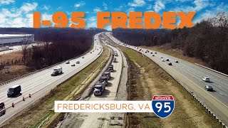 I95 Express Lanes  Fredericksburg VA  FredEx Project Update [upl. by Oranneg384]