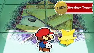 Paper Mario The Origami King  100 Walkthrough  Overlook Tower [upl. by Leihcar]